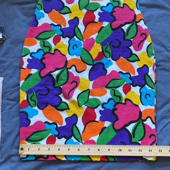 Vintage Y2K Style Floral Bodycon Mini Dress - Picture 9 of 9